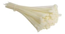 Image of WHITE Cable Ties NATURAL Nylon Zip Tie Wraps Strong Long All Sizes Best Quality