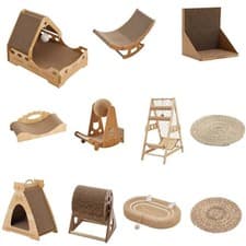 Image of Cat Tree Scratching Post Climbing Activity Centre Sisal Bed Toys Scratcher Tower