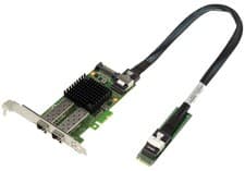 Image of M2 Network Card 2 SFP+ Ports 10G 10 GIGABIT ETHERNET Mellanox X3 PCIe Gen 3.0