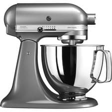 Image of KitchenAid 5KSM125BCU Artisan 4.8L Stand Mixer - Contour Silver