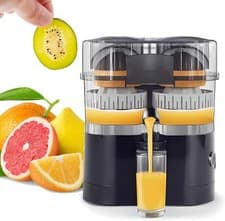 Image of Fast Electric Twin Citrus Juicer Machine Dual Head Juice Extraction Orange/Lime