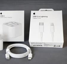 Image of 100% Genuine Original Apple 20W PD PLUG & CABLE 1m FAST CHARGER