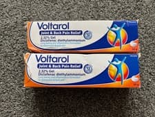 Image of 2 X 50g Voltarol Joint Pain Relief Gel 12 Hour Pain Relief 2.32% Gel BOX Damaged