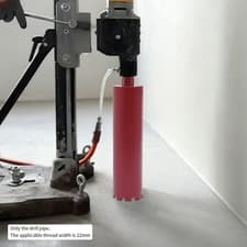 Image of Diamond Drill Concrete Core Wet Dry Drill Bits 130mm Drilling 1600W UK
