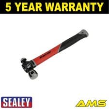 Image of Sealey Premier Ball Pein Hammer with Fibreglass Shaft 16oz BPHG16