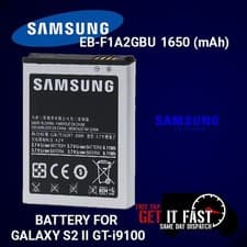 Image of 100% NEW BATTERY FOR SAMSUNG GALAXY S2 GT-i9100 EB-F1A2GBU 1650mAh MFG Date 2025