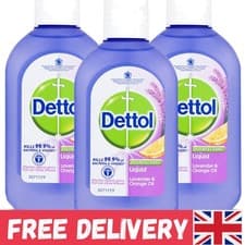 Image of Versatile Disinfectant Liquid - Kills 99.9% of Bacteria, Fresh Scent, 3 Bottles