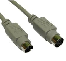 Image of 2M-5M PS2 Keyboard / Mouse Extension Cable Lead