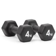 Image of Adidas 4kg X 2  Hex Dumbbells - Gym Weights