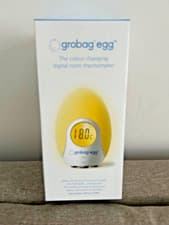 Image of grobag gro egg Colour Changing Digital Babies Nursery Room Thermometer - BNIB