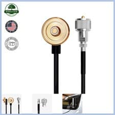 Image of 6 Meter CB Antenna Cable Extension with Removable UHF Connector for Radios