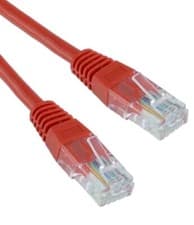 Image of ConnektGear 5m RJ45 CAT5e UTP Stranded Flush Moulded Network Cable - 24AWG - Red