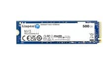 Image of Kingston NV3 NVMe PCIe 4.0 Internal SSD 500GB M.2 2280-SNV3S/500G