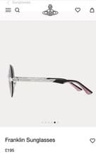 Image of BNWT Vivienne Westwood Franklin Round Sunglasses with Case and cleaning cloth 
