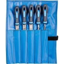 Image of PFERD Workshop File set 200mm in climate-proof PVC roll bag