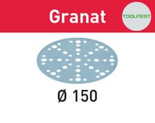 Image of FESTOOL 575154 150mm diameter P40 GRANAT abrasive disc STF box of 10