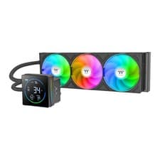 Image of Thermaltake TH360-S V3 ARGB AIO Hydro CPU Cooler, Black, 3 x 120mm ARGB Fans, LC
