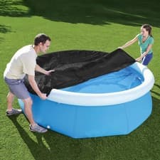 Image of 8ft Bestway Fast Set Inflatable Pool Cover Heavy Duty Outdoor Pool Protection