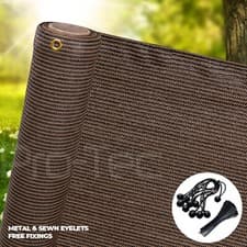 Image of 220gsm privacy screen netting garden screening windbreak fencing 95% shade net