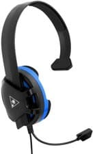 Image of Turtle Beach Recon Chat Wired Black/Blue Headset