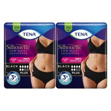 Image of TENA Lady Silhouette Pants Normal Black medium unit 12 x 2