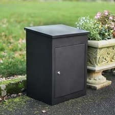 Image of Extra Large Lockable Parcel Delivery Drop Box Outdoor Storage Letter Post Box UK