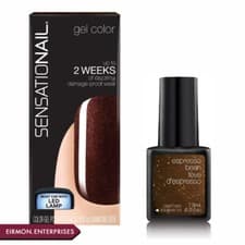 Image of SENSATIONAIL Original Nail Polish Gel-  Espresso Bean - 7.39ml - NEW