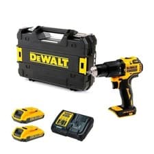 Image of DeWalt DCD709D2T-GB 18V XR Brushless Compact Combi Drill 2 x 2.0Ah T Stack Case
