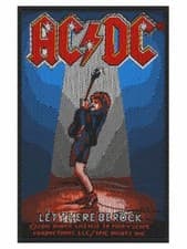 Image of AC/DC LET THERE BE ROCK PATCH SEW ON PATCH 10cm x 6.5cm