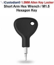 Image of 1.5MM Allen Key Locker Metric Short Arm Hex Wrench M1.5 Hexagon by iCustodian®