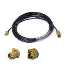Image of Car Antenna Extension Cable Fakra K Curry 20 feet for Sirius XM Satellite Radio
