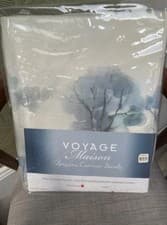 Image of Voyage Maison Artscene Pomona Lined Pencil Pleat Curtains 170x300cm