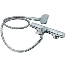 Image of Ideal Standard A4616AA Attitude Thermostatic Bath Shower Mixer 2 Tap Hole Chrome