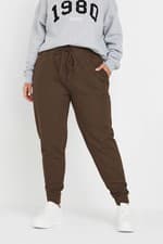 Image of Yours Curve Women's Plus Size Elasticated Cuffed Joggers