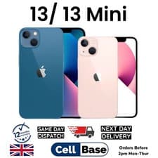 Image of NEW Apple iPhone 13 / 13 Mini 128GB 256GB 512GB Unlocked With Box Re- SEALED
