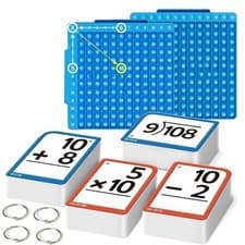 Image of Multiplication Flash Cards Math Board Math Manipulatives Math Flash Cards Games
