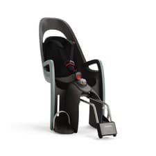 Image of HAMAX CARESS CHILD BIKE SEAT W/LOCKABLE BRACKET GREEN/BLACK - FRAME MOUNT