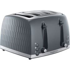Image of Russell Hobbs Spectrum 26073 Honeycomb 4 Slice Toaster Grey