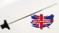 Image of 300mm 30cm 12" Depth Gauge Ruler Metric Imperial Hardened Steel Engineers Tool