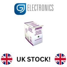 Image of CAT5e cable UTP 4P 0.5mm Copper, LSOH, 305m - Purple. LAN Cable. Premium, Samson