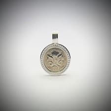 Image of Sterling Silver VS Pendant - Australian 5 Cent - Choose the Year 1966-2025