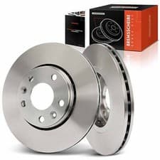 Image of A-Premium 2x 280mm Brake Discs for Renault Fluence Laguna III 402060010R Front