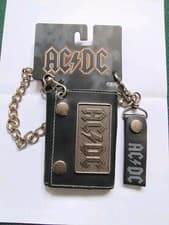 Image of Vintage AC/DC Wallet, Leather. Read Description 2005