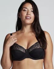 Image of Hunkemoller Sophie Black Underwired Full Cup Bra UK 38B