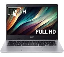 Image of ACER 314 14" Chromebook - 128 GB eMMC, Silver - REFURB-C