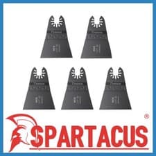 Image of 5 x Spartacus 68mm Oscillating Multi Tool Multitool Plunge Cutting Wood Blades