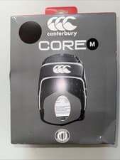 Image of Canterbury Core Rugby Head Guard Size M RRP £34.99 Black / White Sports PPE