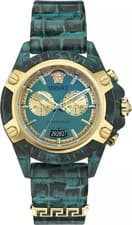 Image of Versace VE8P00324 Icon Active Chrono blue black Men's Women's Unisex Watch NEW