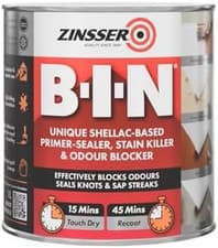 Image of Zinsser BIN Primer-Sealer & Stain Killer 1 Litre