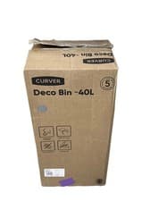 Image of Curver Deco Touch Top Kitchen Bin 40L | Waste Rubbish Dustbin